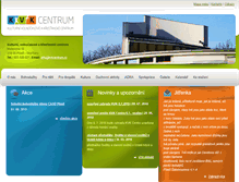 Tablet Screenshot of kvkcentrum.cz